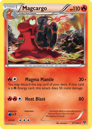 Magcargo XY Base Set - Rare