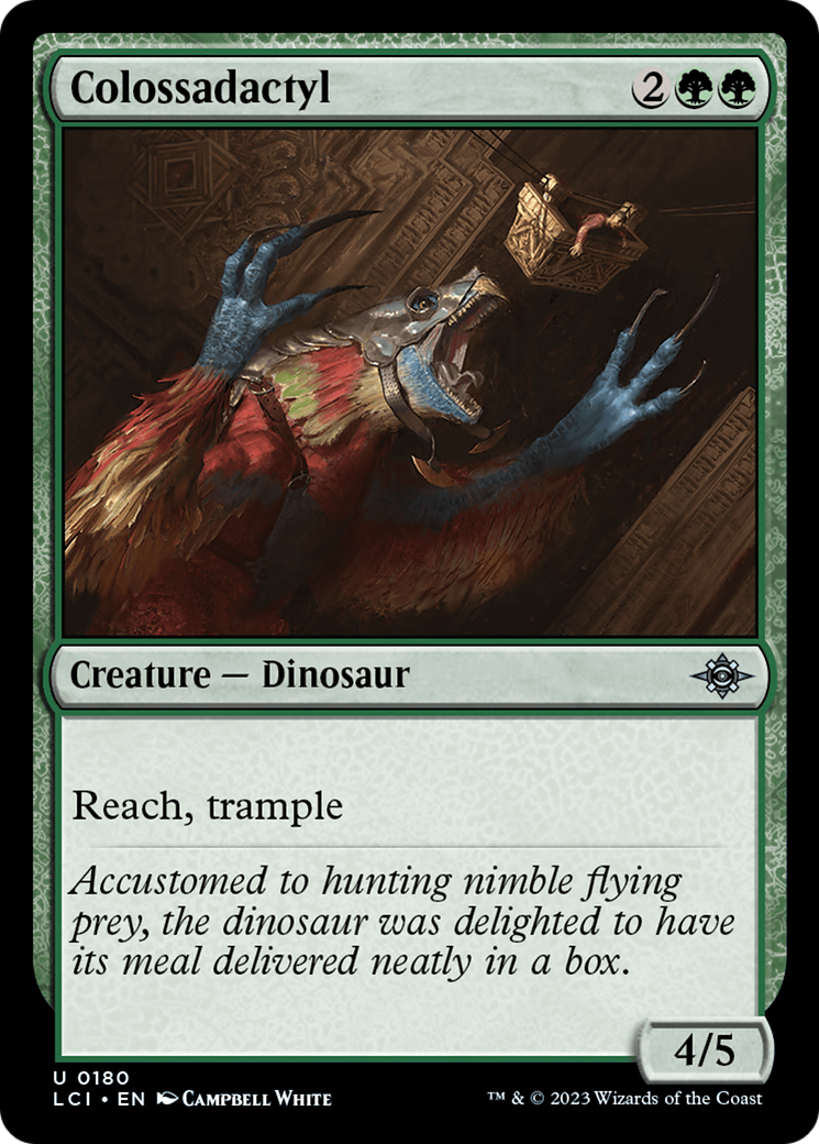 Colossadactyl (LCI-180) - The Lost Caverns of Ixalan Foil