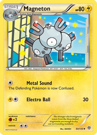 Magneton (44) - Reverse Holofoil Plasma Storm - Uncommon