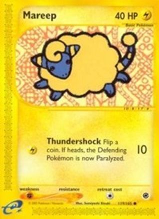 Mareep 119 - Reverse Holofoil Expedition - Common