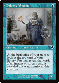 Delver of Secrets (Retro Frame) (INR-457) - Innistrad Remastered Foil