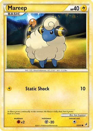 Mareep 063 - Reverse Holofoil Call of Legends - Common