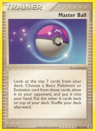 Master Ball 099 Delta Species - Uncommon