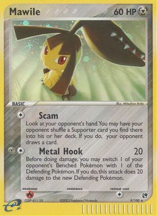 Mawile/100 - Reverse Holofoil Sandstorm - Holo Rare