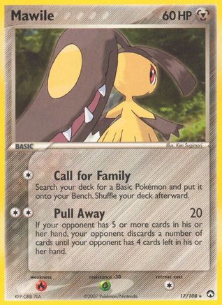 Mawile - Reverse Holofoil Power Keepers - Rare