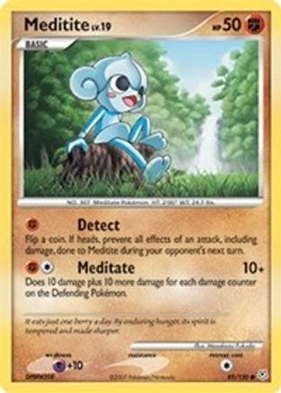 Meditite 089 - Reverse Holofoil Diamond and Pearl - Common
