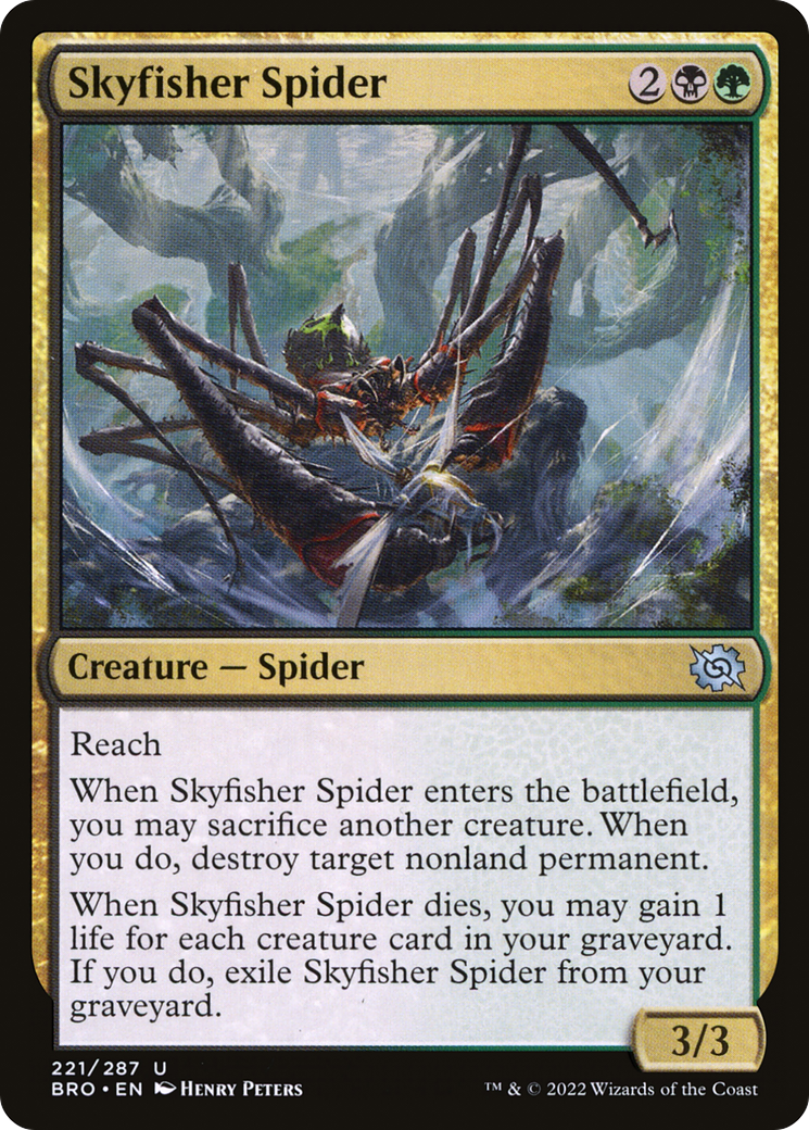 Skyfisher Spider (BRO-221) - The Brothers' War Foil