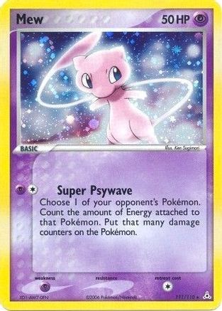 Mew - Holofoil Holon Phantoms - Holo Rare
