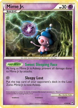 Mime Jr./95 - Reverse Holofoil Call of Legends - Uncommon