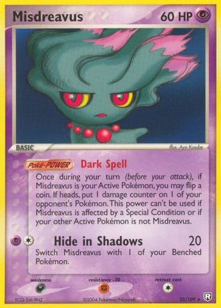 Misdreavus 025 Team Rocket Returns - Rare