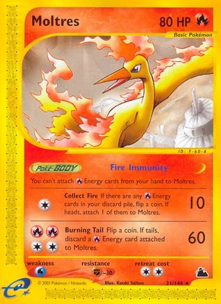 Moltres Skyridge - Rare