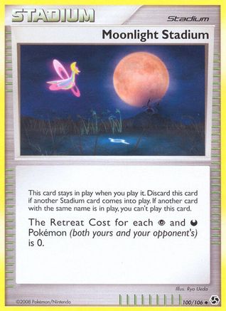 Moonlight Stadium 100 - Reverse Holofoil Great Encounters - Uncommon