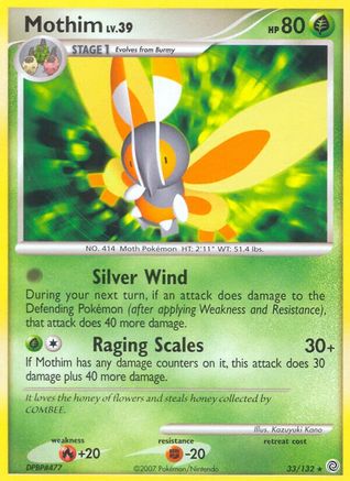 Mothim - Reverse Holofoil Secret Wonders - Rare