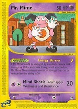 Mr. Mime (95b) (95b) 95b - Reverse Holofoil Aquapolis - Common