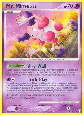 Mr. Mime Mysterious Treasures - Rare