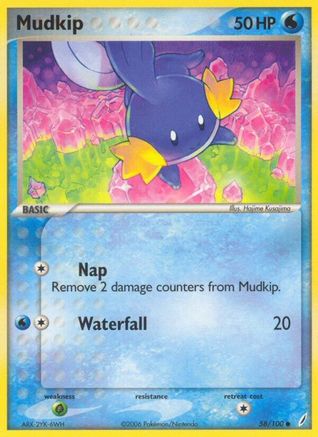 Mudkip 058/100 Crystal Guardians - Common
