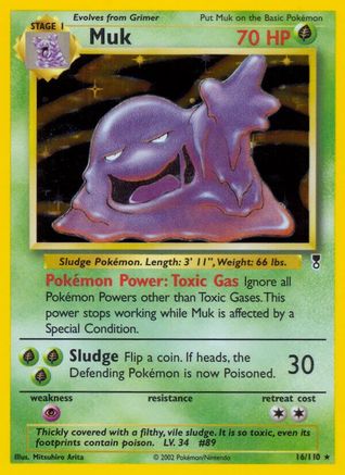 Muk - Holofoil Legendary Collection - Holo Rare