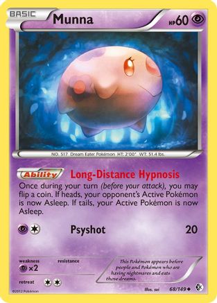 Munna - Reverse Holofoil Boundaries Crossed - Uncommon