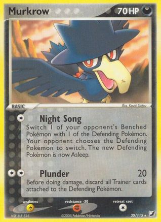 Murkrow - Reverse Holofoil Unseen Forces - Rare