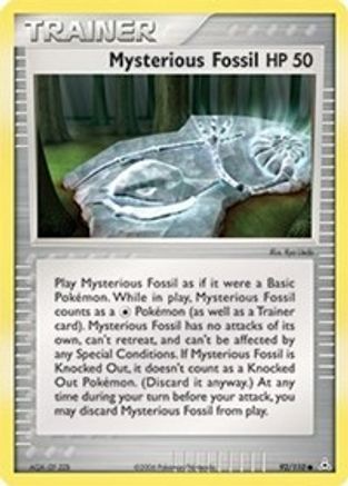 Mysterious Fossil - Reverse Holofoil Holon Phantoms - Common