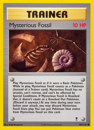 Mysterious Fossil/110 Legendary Collection - Common