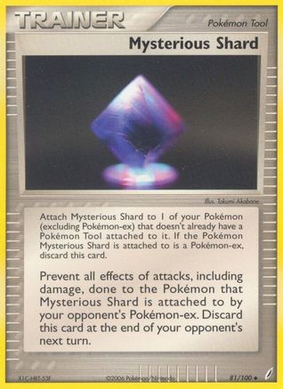 Mysterious Shard/100 - Reverse Holofoil Crystal Guardians - Uncommon