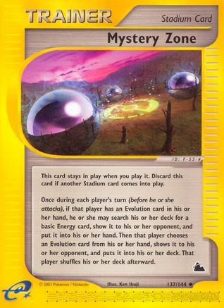 Mystery Zone - Reverse Holofoil Skyridge - Uncommon