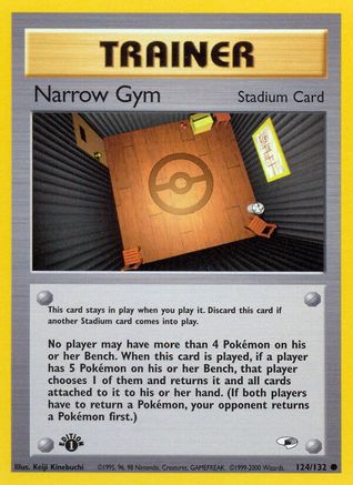 Narrow Gym 124 - 1st Edition Gym Heroes - Common