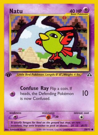 Natu 059 - 1st Edition Neo Discovery - Common