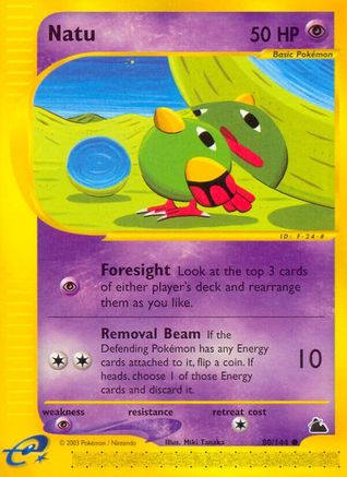 Natu 080/144 - Reverse Holofoil Skyridge - Common