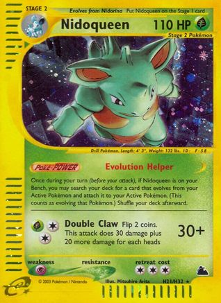 Nidoqueen (H21) - Holofoil Skyridge - Holo Rare