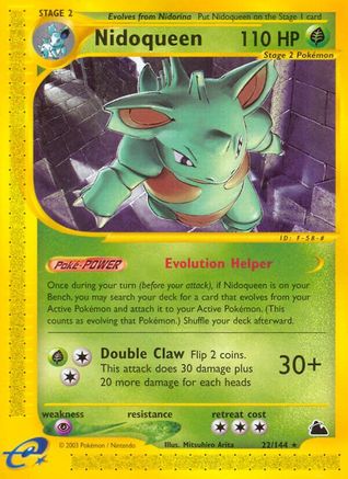 Nidoqueen (22) Skyridge - Rare