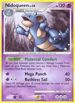 Nidoqueen - Reverse Holofoil Rising Rivals - Rare