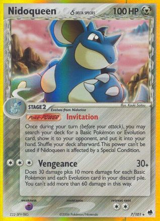 Nidoqueen (Delta Species)/101 - Holofoil Dragon Frontiers - Holo Rare