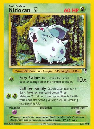Nidoran F Legendary Collection - Common