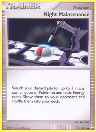 Night Maintenance 113/123 Mysterious Treasures - Uncommon