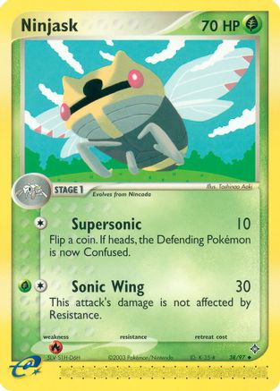 Ninjask - 38/97/97 Dragon - Uncommon