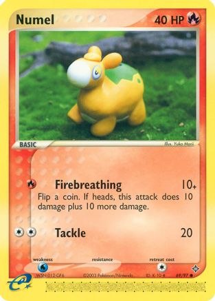 Numel 069/97 - Reverse Holofoil Dragon - Common