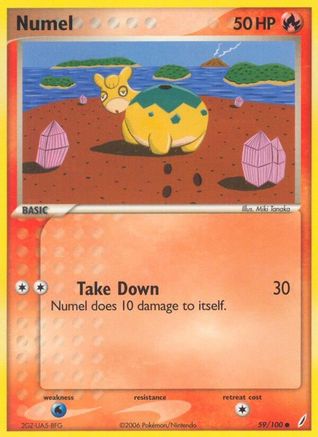 Numel 059 - Reverse Holofoil Crystal Guardians - Common