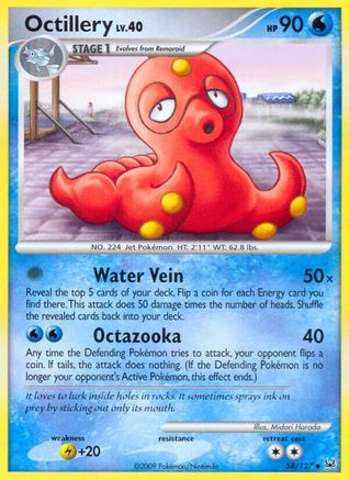 Octillery Platinum - Uncommon