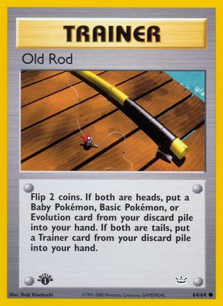 Old Rod 064 - 1st Edition Neo Revelation - Common