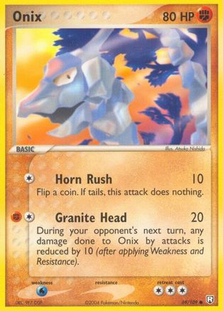 Onix 069 - Reverse Holofoil Team Rocket Returns - Common