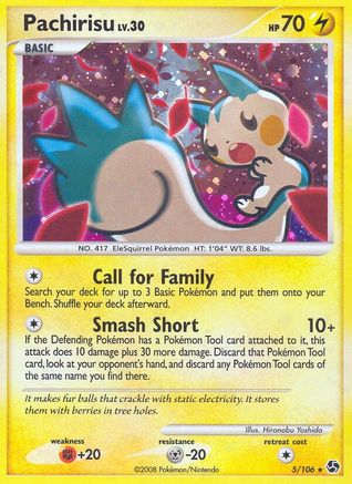 Pachirisu - Holofoil Great Encounters - Holo Rare