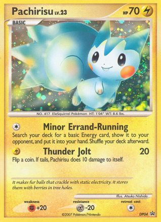 Pachirisu - DP04 - Holofoil Diamond and Pearl Promos - Promo