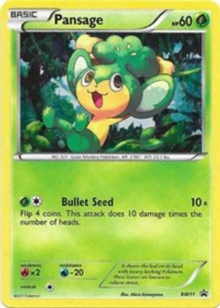 Pansage - BW11 - Holofoil Black and White Promos - Promo