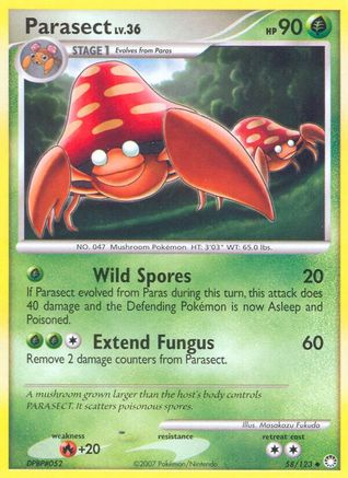Parasect Mysterious Treasures - Uncommon