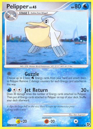 Pelipper - Reverse Holofoil Great Encounters - Uncommon