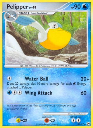 Pelipper (45) (45) 045 - Reverse Holofoil Arceus - Uncommon
