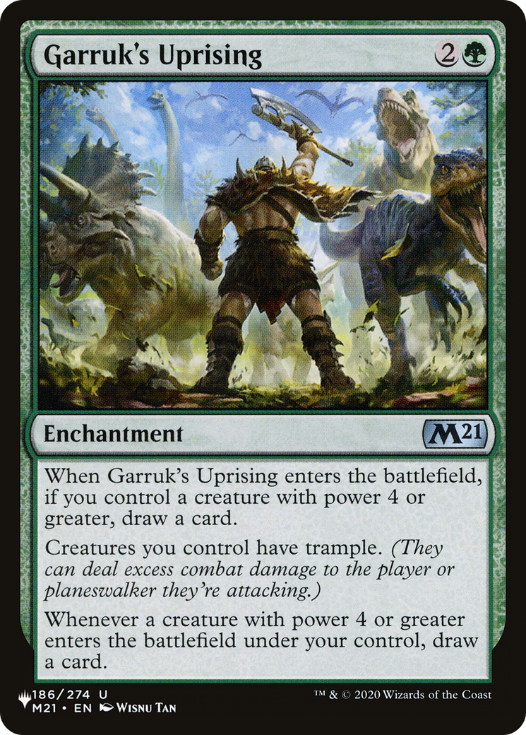 Garruk's Uprising (LIST-186/274) - The List