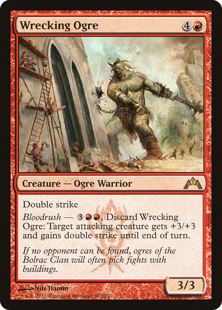 Wrecking Ogre (GTC-112) - Gatecrash Foil